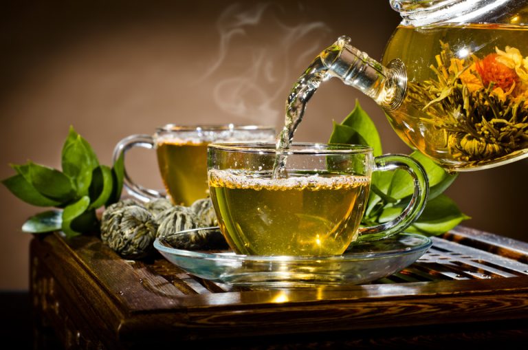 served green tea