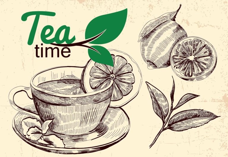 tea time illustration