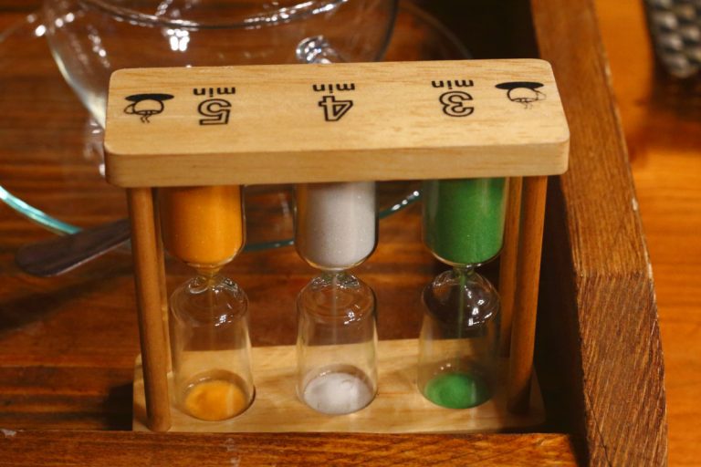 wooden tea sand timer