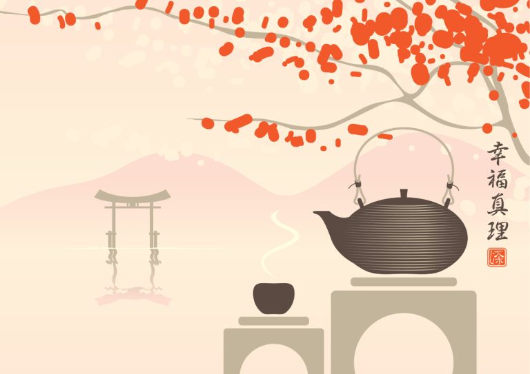 Tea with a lake