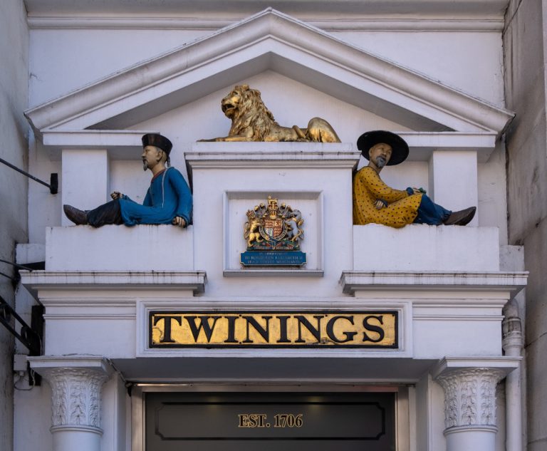 the twinings tea shop in the strand