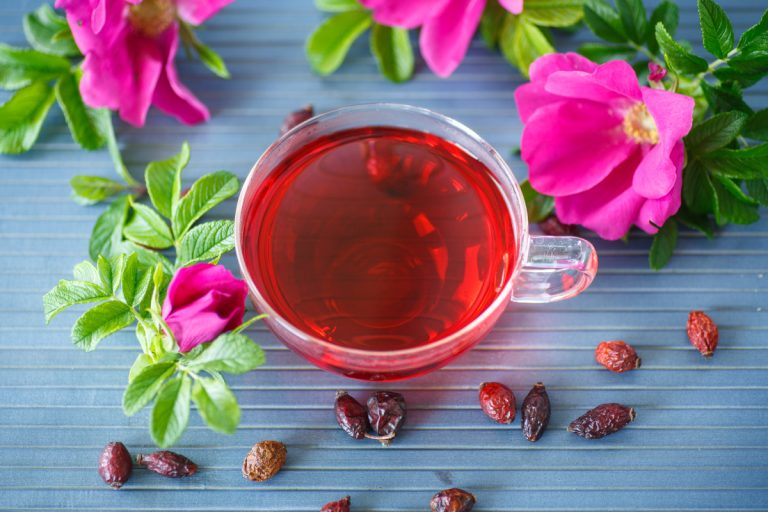 Tea with rose hips