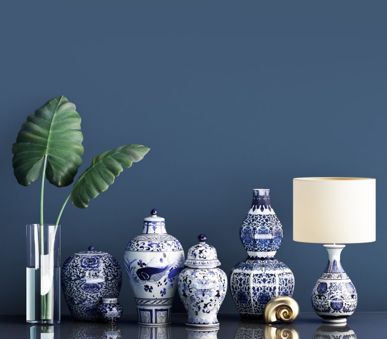 Interior Decor with Chinese Ginger Jars