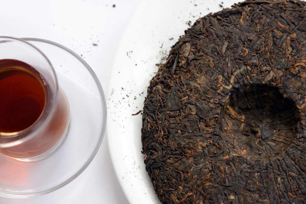 Ripe Puer Tea Cake